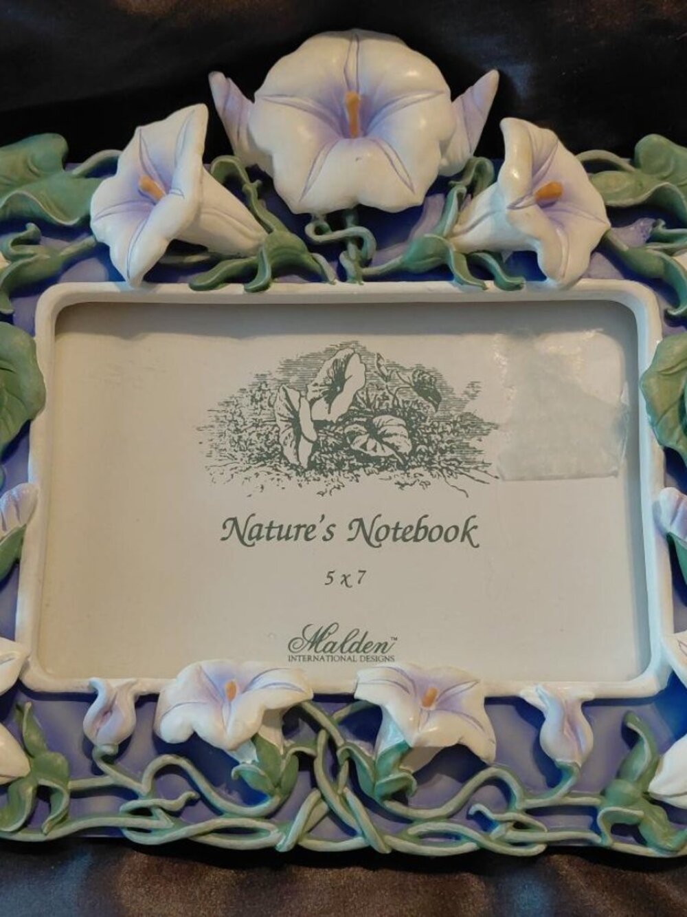 NWOT Malden International Porcelain Nature's Notebook Picture Frame - Open Box